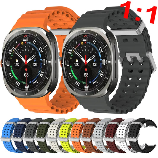 Versatile Silicone Sport Band for Galaxy Watch Ultra Accessories