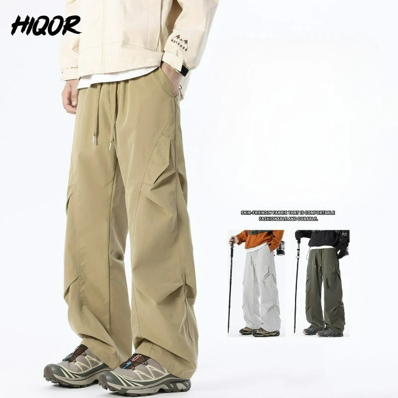 Men's Multi-Pocket Cargo Overalls | Stylish Baggy Trousers for Summer