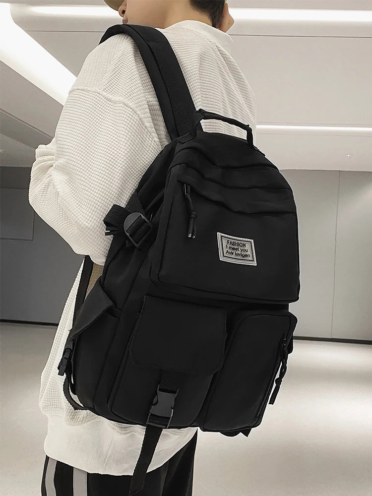 Universal Large-Capacity Nylon Computer Backpack | Stylish & Functional