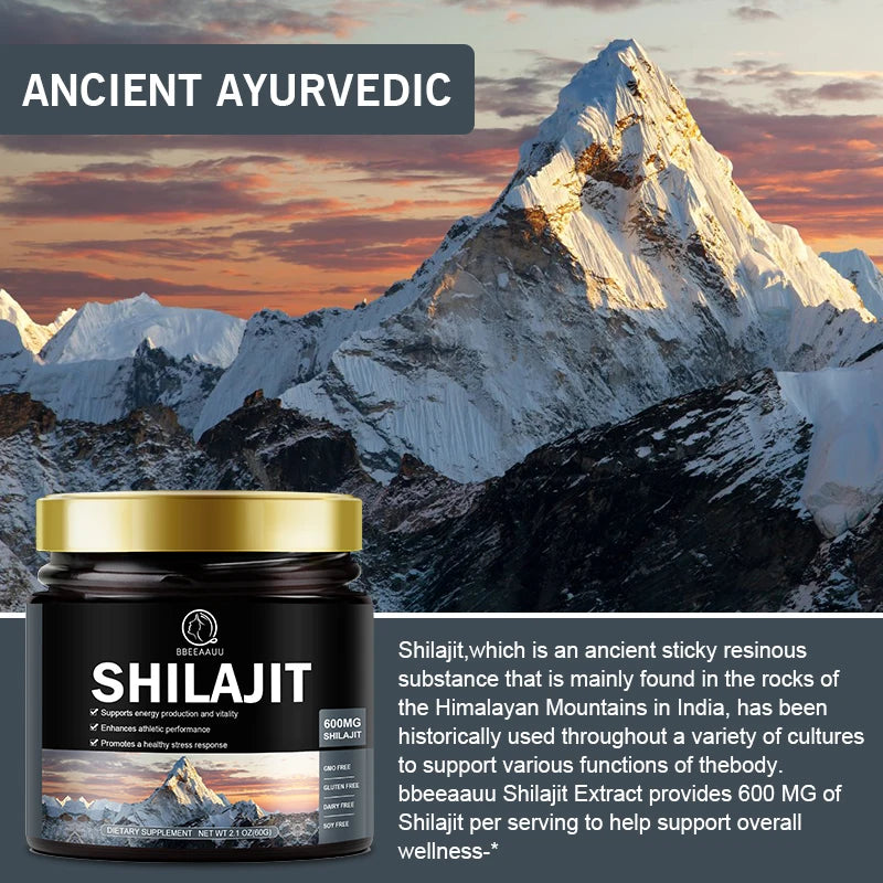 Natural Shilajit Resin Supplements for Immune & Physical Health