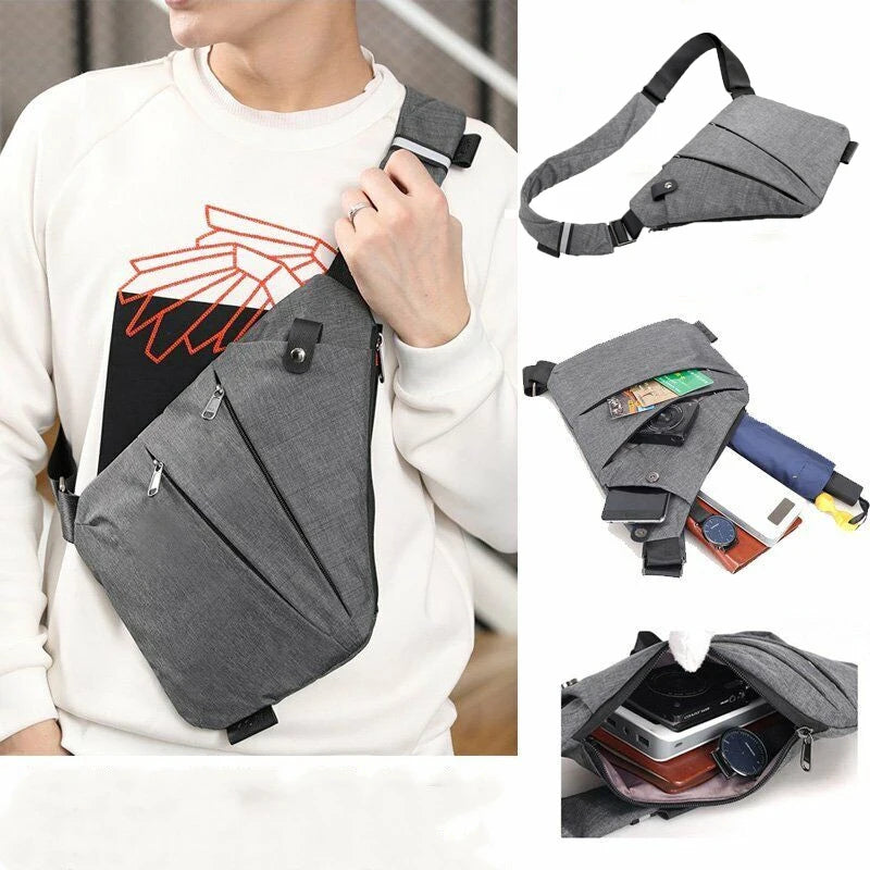 Multifunctional Anti-Theft Crossbody Bag | Waterproof Messenger Bag