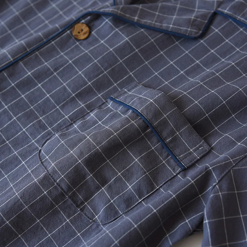 High Quality Men's Cotton Pajama Set | Comfortable Loungewear