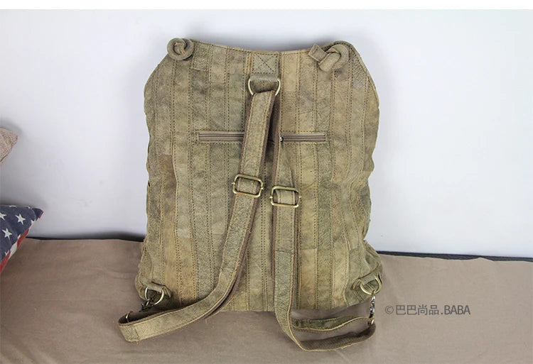 Multifunctional Leather Backpack for Women | Large Capacity Travel Bag