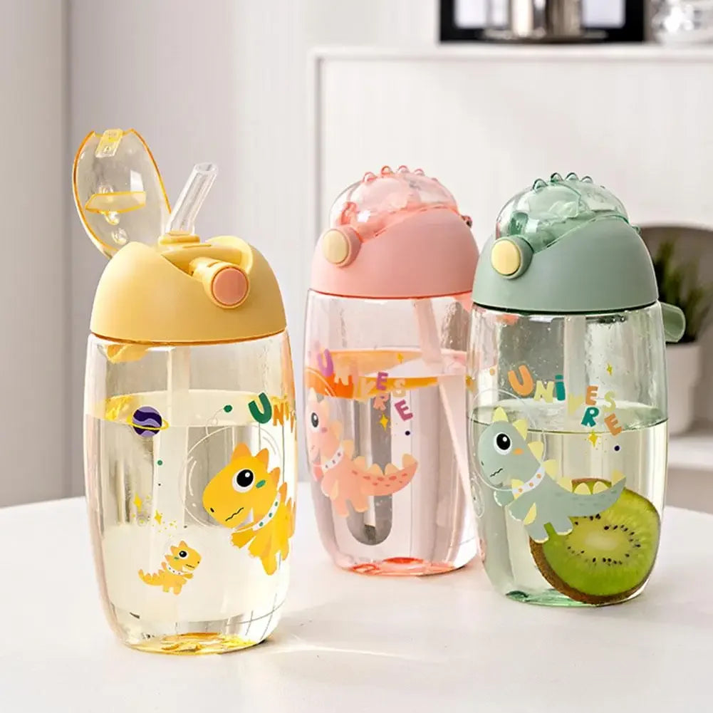 Children's Cartoon Dinosaur Water Bottle | Fun & Portable Sippy Cup