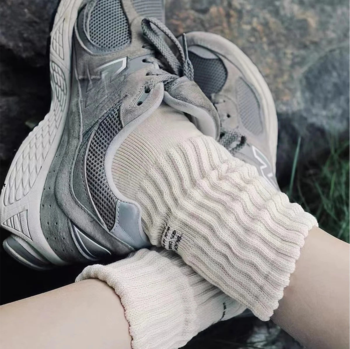 Men's Vintage Letter Medium Tube Socks | Thick Sports Comfort