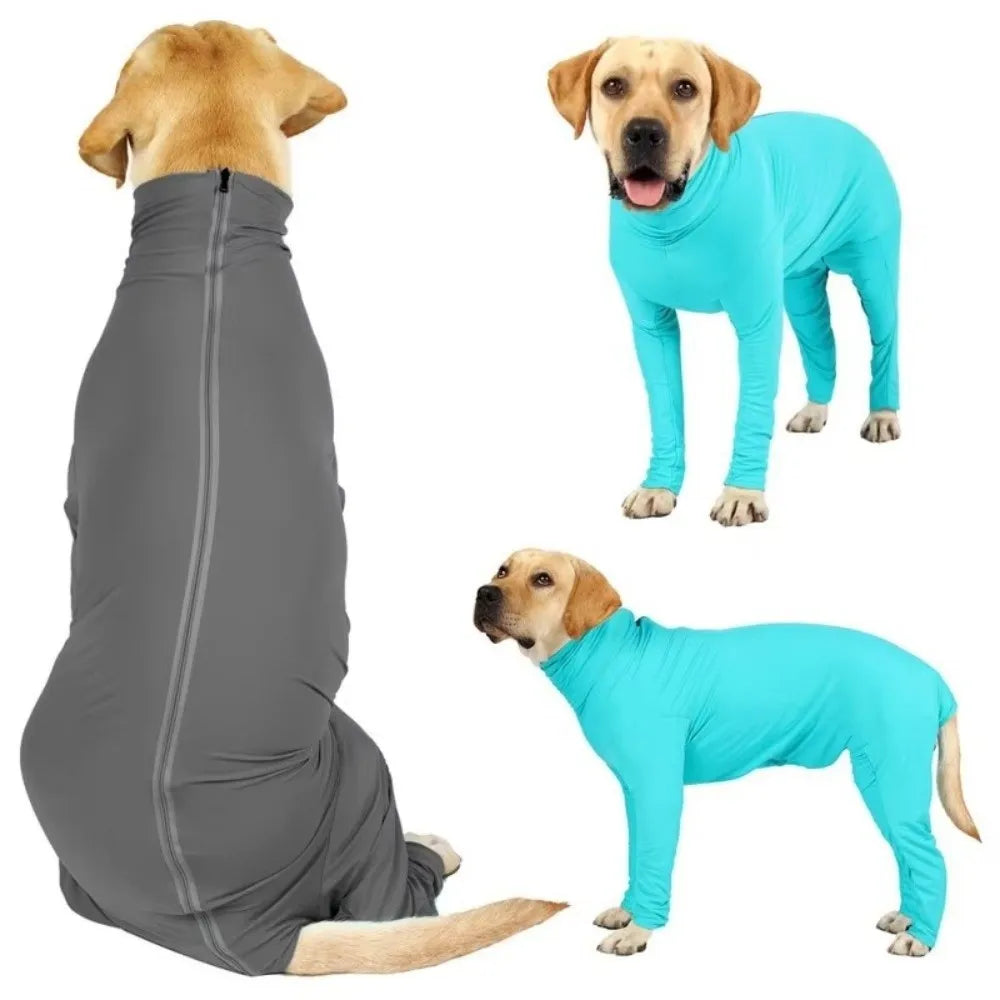 Comfortable Long-Sleeved Dog Jumpsuit | Soft Anti-Shedding Pajamas
