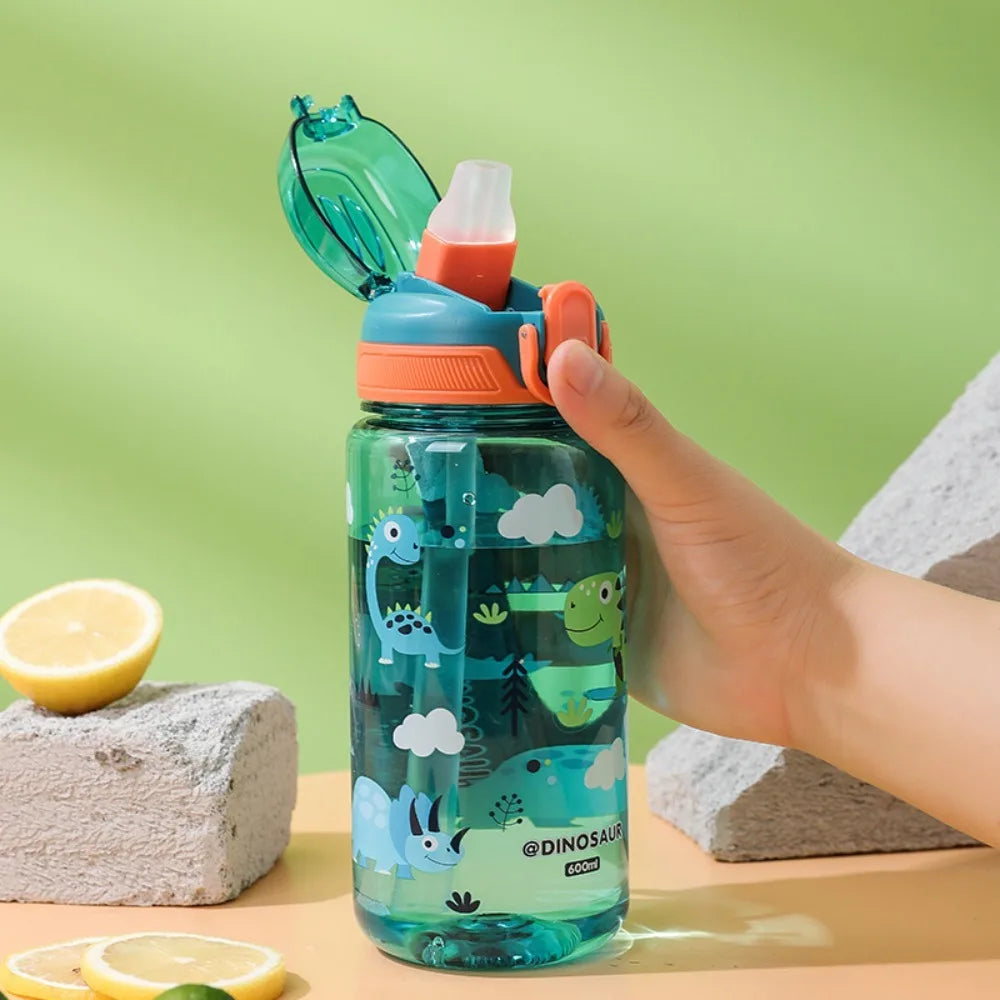 Children's Leak-Proof Water Bottle | 600ml Silicone Spout Summer Cup