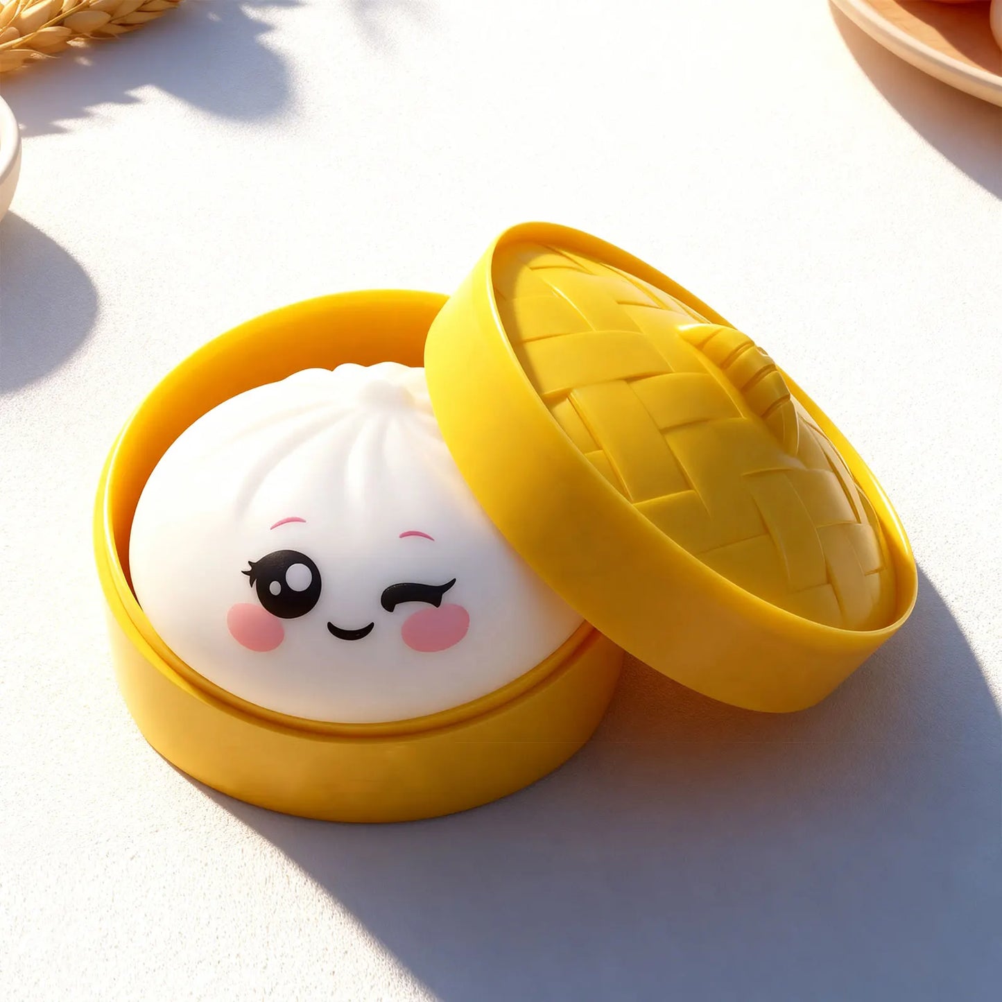 Colorful Simulated Dumpling Stress Ball Relaxing Relieving Anxiety Antistress Enhancing Happiness Rebound Stress Reliever Toy