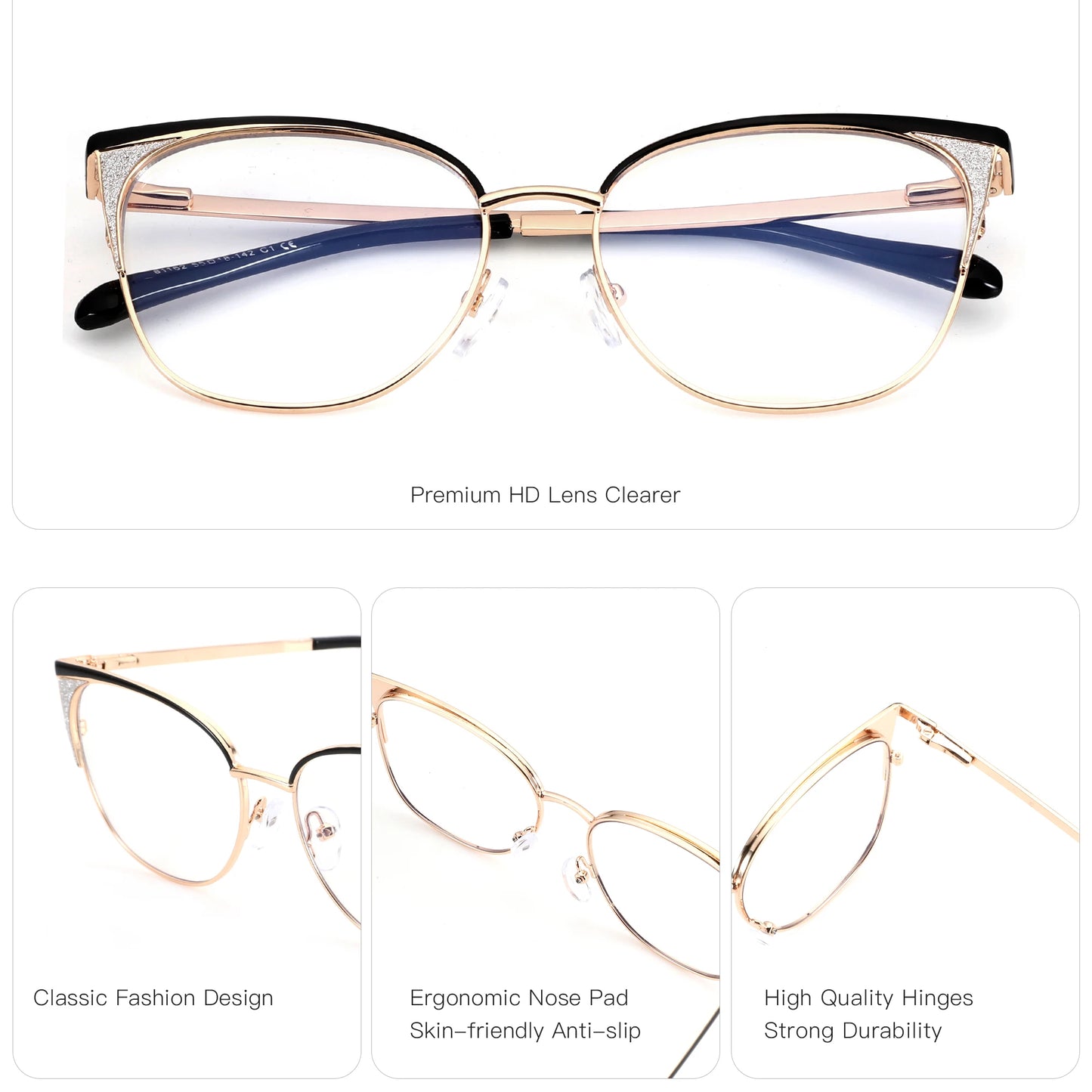 Stylish Cat Eye Prescription Glasses for Women | Chic Eyewear