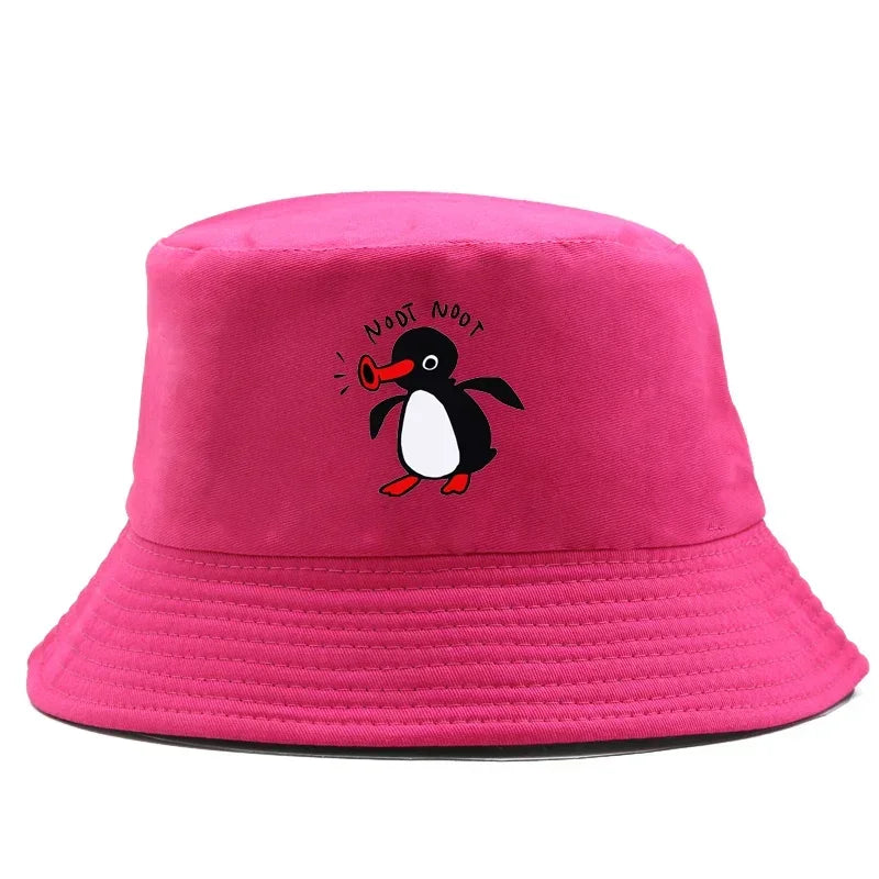 Reversible Summer Penguin Bucket Hat for Men & Women | Sun Protection