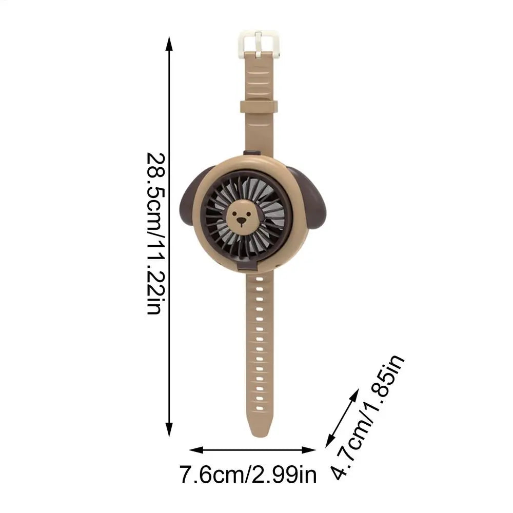 Wearable Portable Fan | 3 Speed Watch Shape Air Cooler