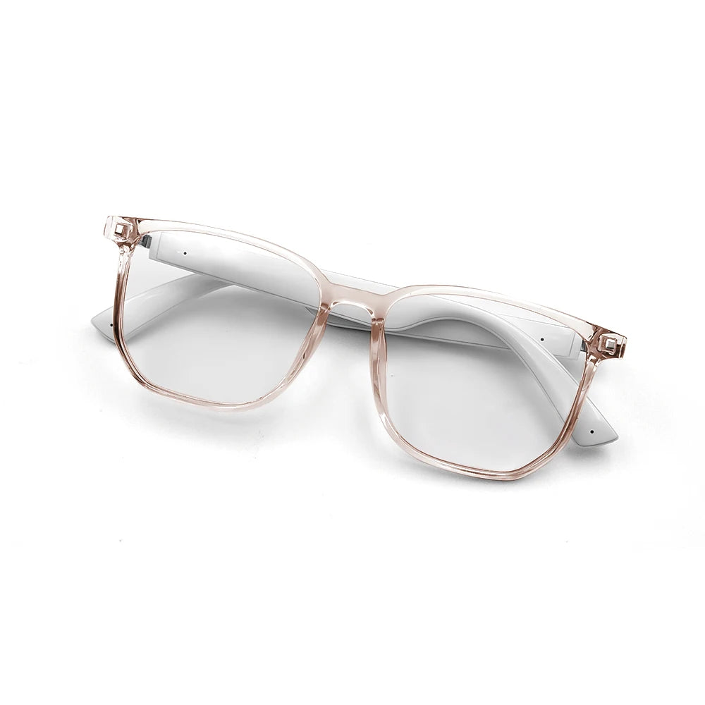 Smart Bluetooth Audio Glasses — Color-Changing Blue-Light Lenses, Touch Control, HD Calls, Hi-Fi Stereo Sound, Bluetooth 5.3 Smart Eyewear