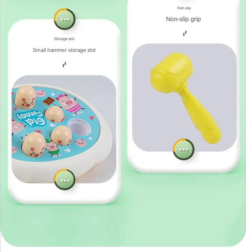 Cartoon Whac-A-Mole Educational Toy | Fun Parent-Child Game