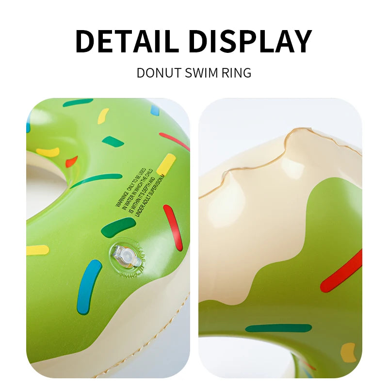 Giant Inflatable Donut Swimming Ring | Fun Pool Float Toy