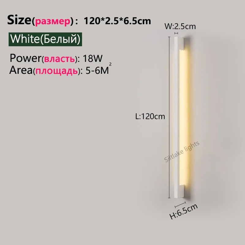 Lámparas de pared LED nórdicas modernas | Elegante decoración de iluminación interior