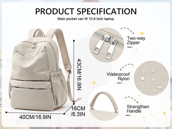 Women’s Short Distance Travel Backpack | Ideal for School & Travel