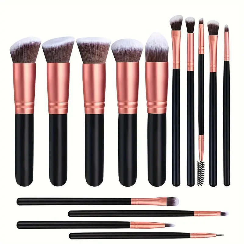 14-16 Piece Professional Makeup Brush Set | Flawless Application