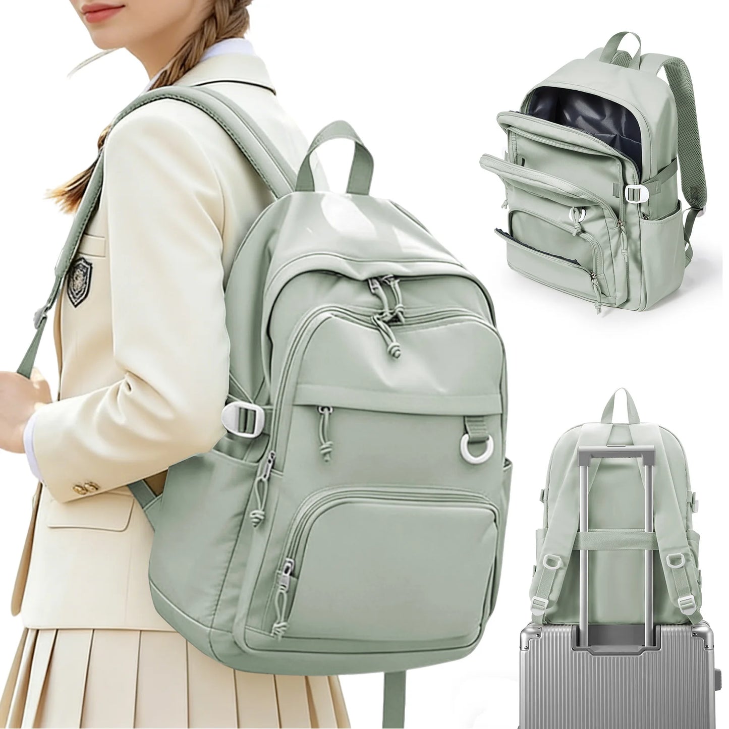 Large Capacity Student Backpack for Boys and Girls | Versatile School Bag