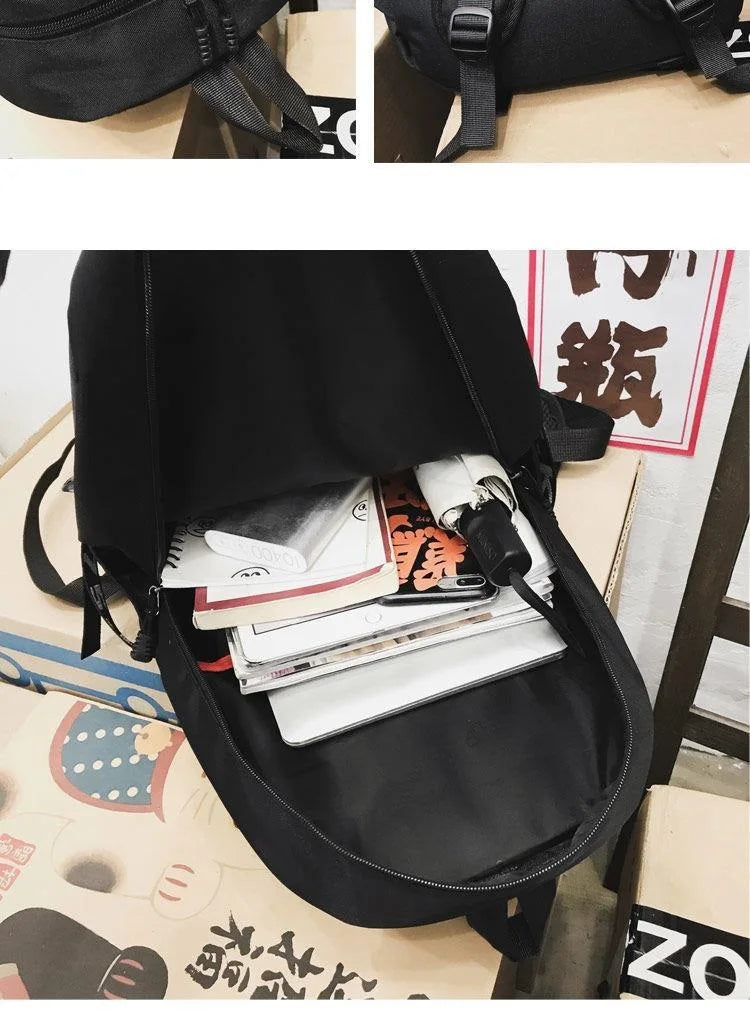Fashion large back packs for girls boys black wateproof school Backpacks woman shark print travel bags mochilas escolar