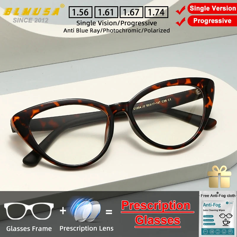 Stylish Cat Eye Anti Blue Light Glasses for Women | Prescription Ready