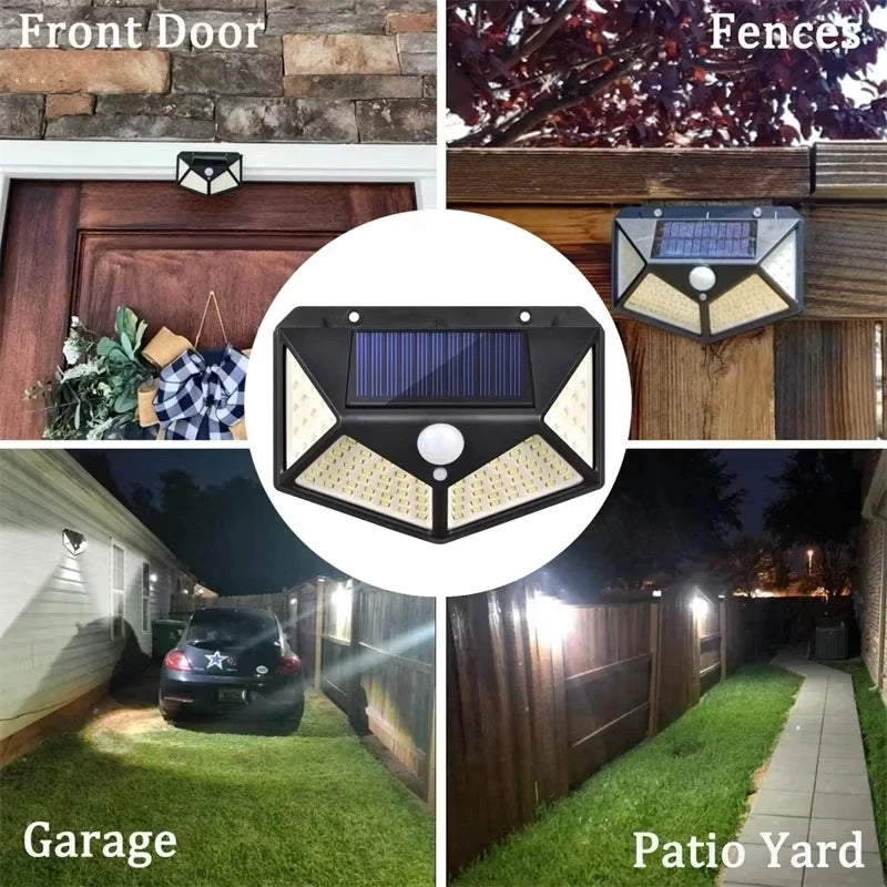 12 Pack Outdoor Solar Lights | Motion Sensor Bright Security Lighting
