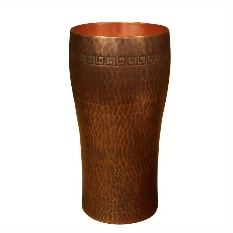 Pure Copper Cup Handcrafted Hammered Coffee Mugs Tea Beer Cold Water Drinkware