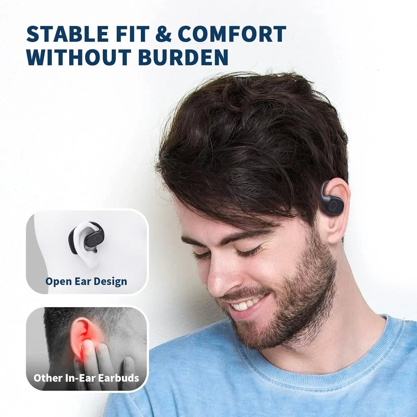 Wireless Earbuds with Digital Display | 40 Hours Playtime Earphones