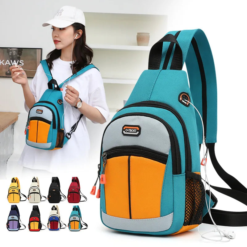 Women's Multifunctional Crossbody Bag | Waterproof Oxford Fabric