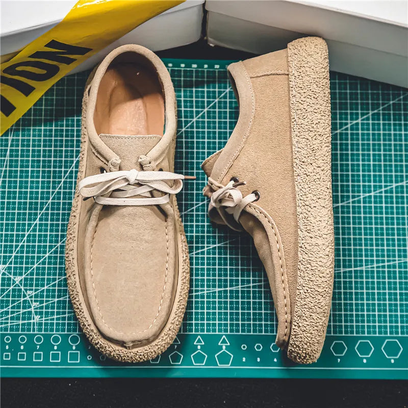Mocasines casuales con cordones para hombre | Zapatos cómodos de otoño