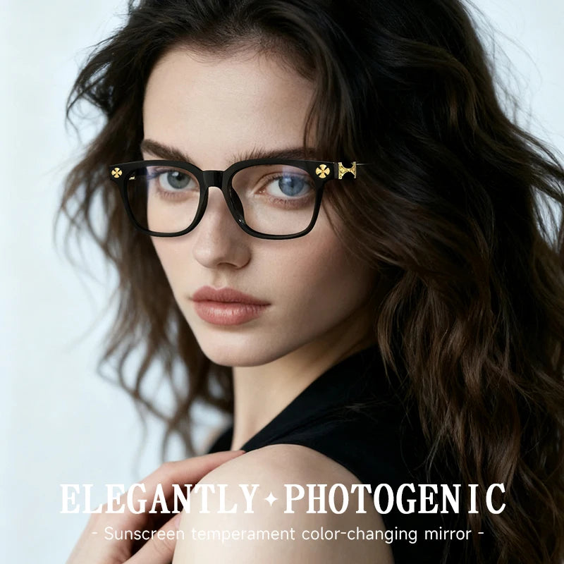 Ultra-light High-Quality Blue Light Blocking Trendy and Versatile Square Frame Computer Unisex Anti-Radiation Daily Eyewear F114