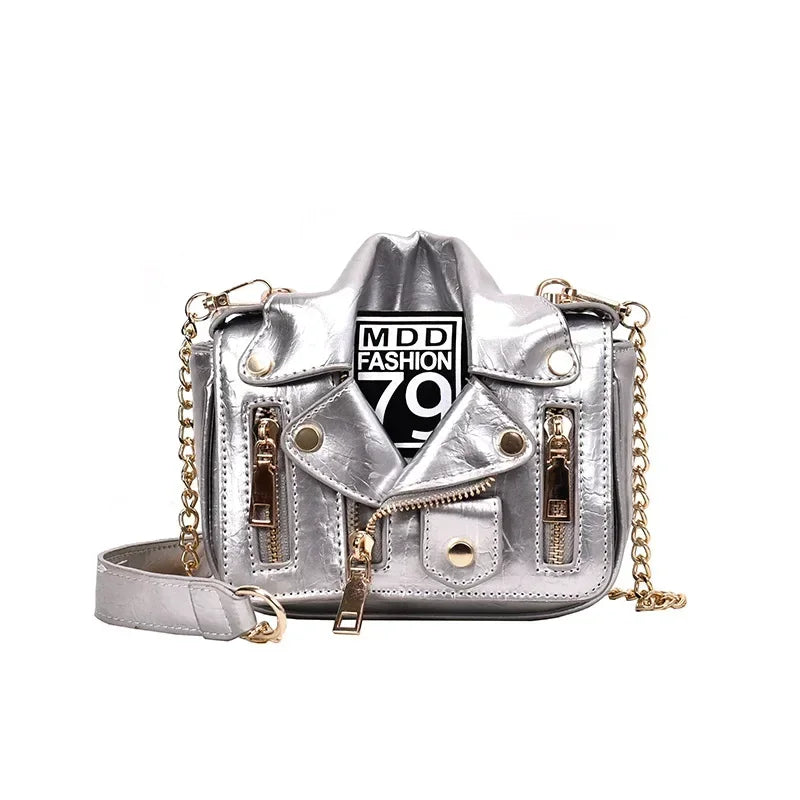 Luxury Motorcycle Shape Shoulder Messenger Bag for Women