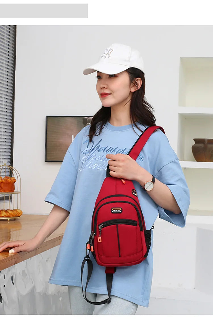Women's Multifunctional Crossbody Bag | Waterproof Oxford Fabric
