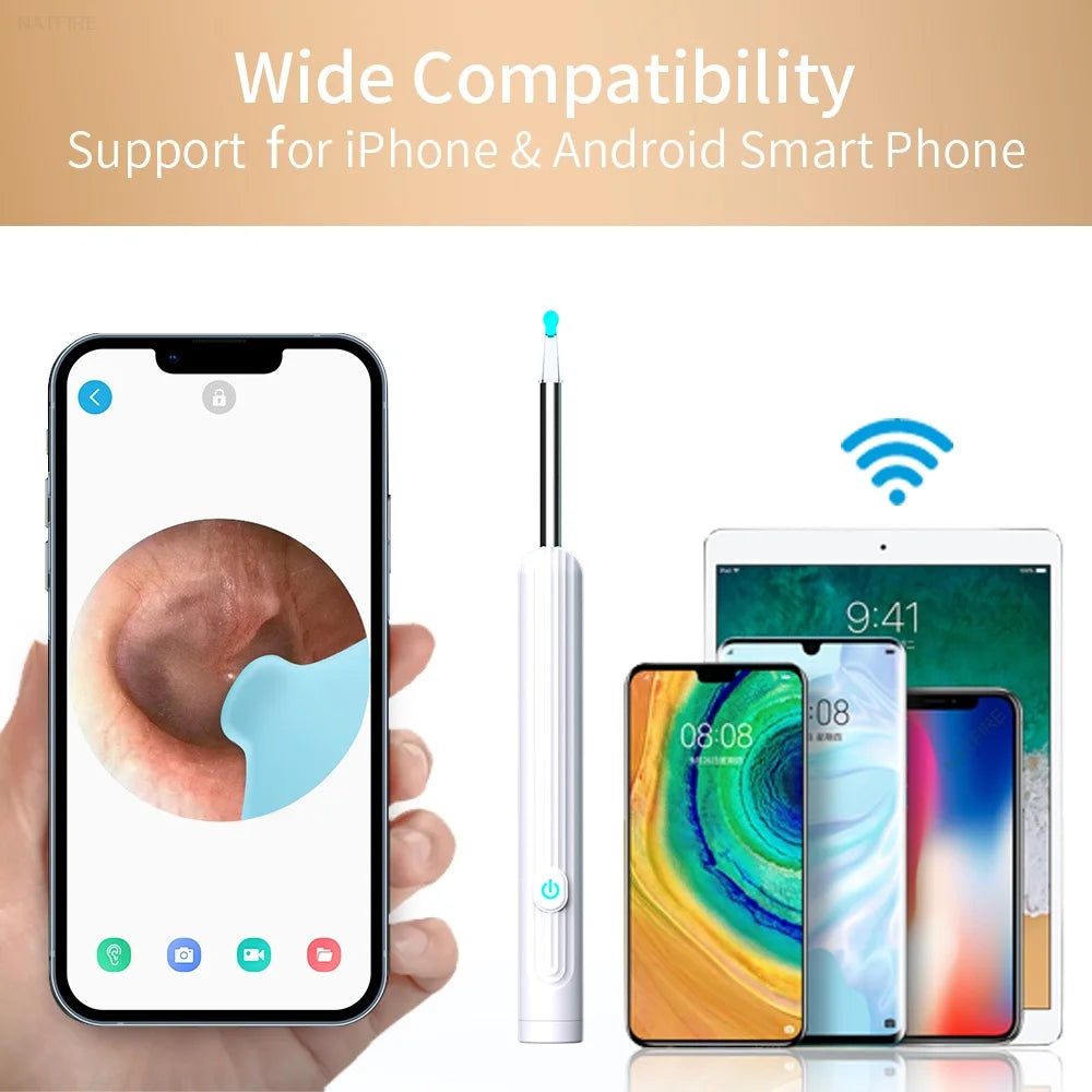 Smart Visual Ear Cleaner with Camera | USB-C Ear Wax Removal Tool