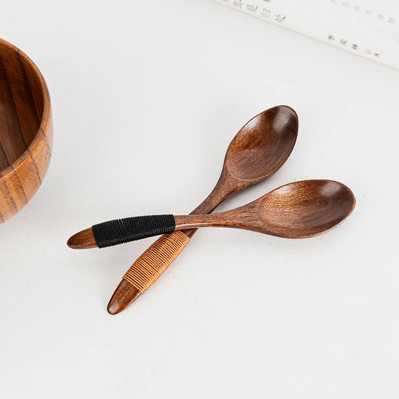 Small Wooden Spoon for Children | Natural Multi-Purpose Scoop