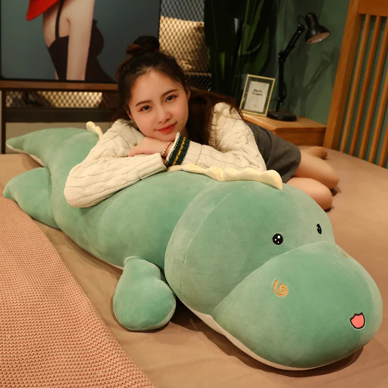 Cute Long Dinosaur Plush Toy | Soft Stuffed Doll for All Kids