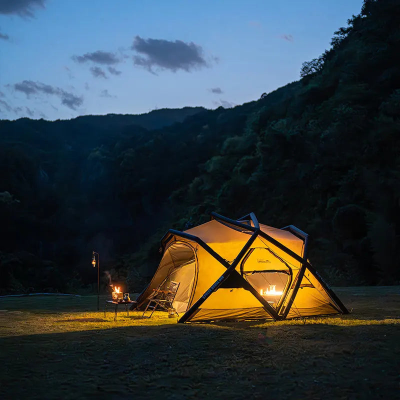 Portable Inflatable Ball Tent for Outdoor Camping | Heavy Rain Shelter