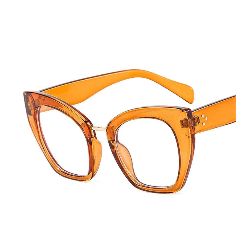 Stylish Oversized Anti Blue Light Reading Glasses for Women
