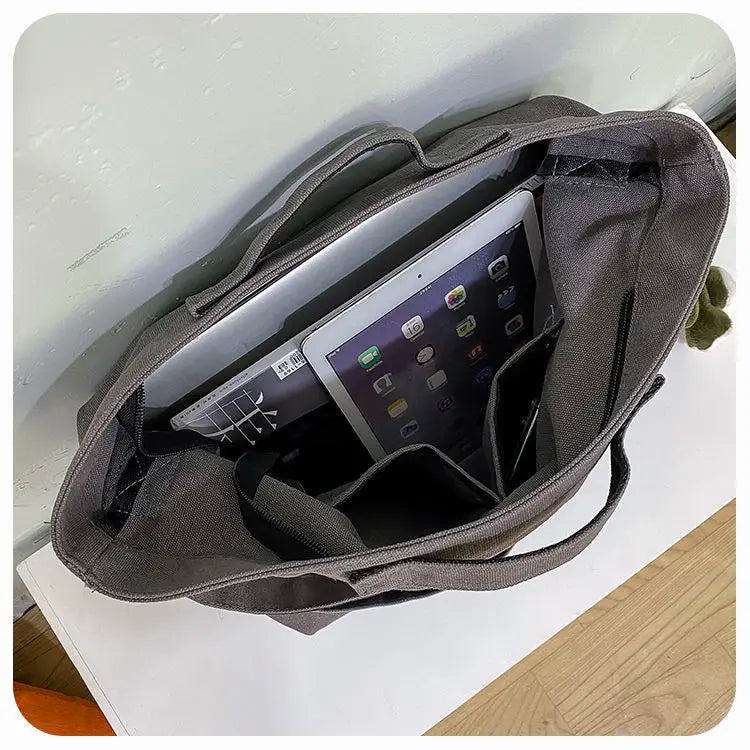 Stylish Women's Canvas Messenger Bag | Trendy Crossbody Handbag