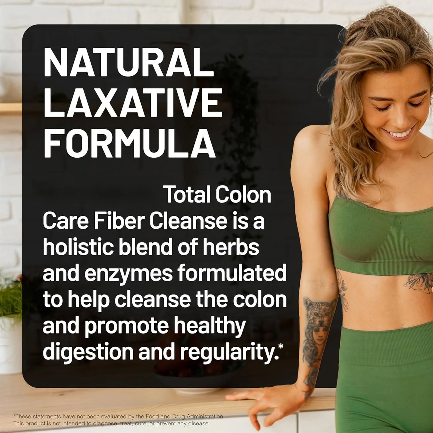 Total Colon Care Fiber Cleanse | Natural Gentle Laxative Blend