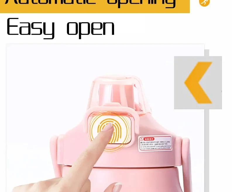 Large Capacity Insulated Stainless Steel Thermo Bottle | Portable Mug