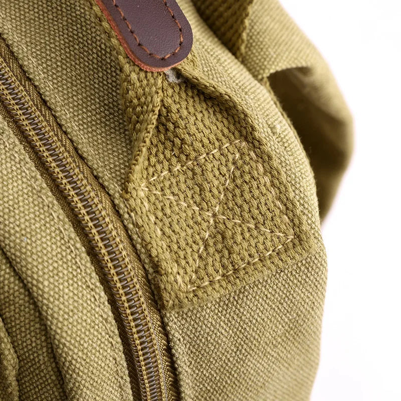 Multifunctional Canvas Chest Bag | Sleek Travel Companion