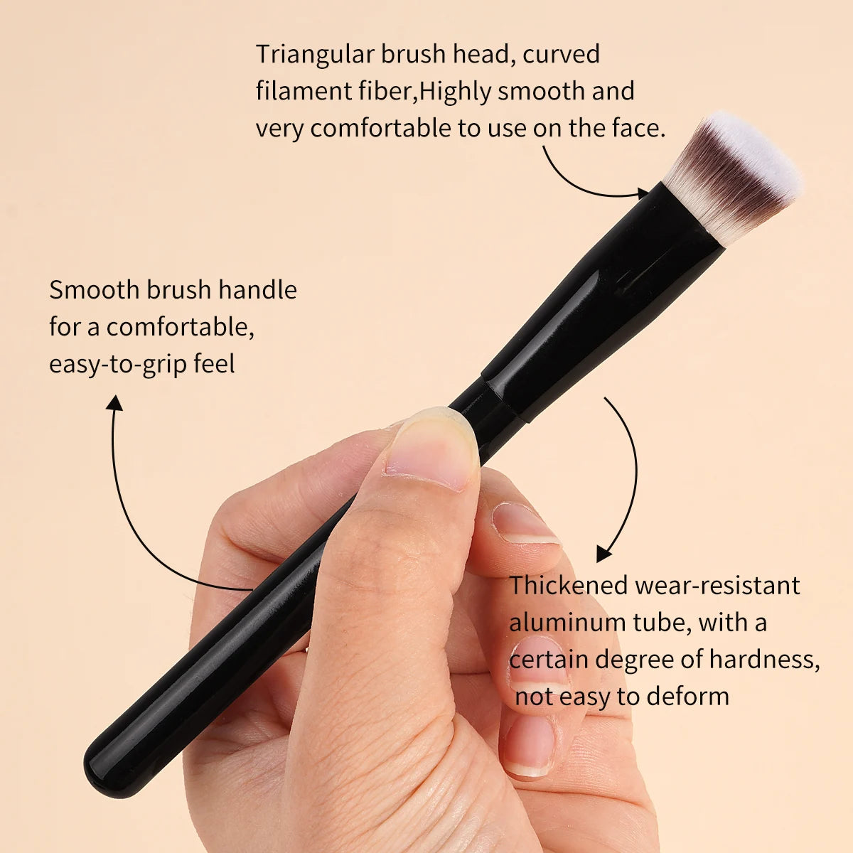 5pcs Makeup Brush Set | Essential Brushes for Stunning Beauty Looks