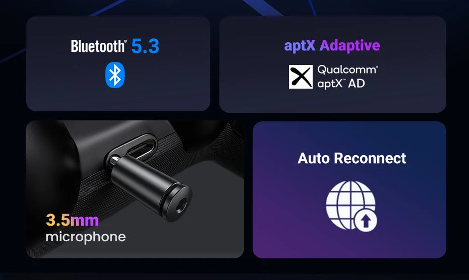 Bluetooth 5.3 Audio Adapter for PS4, PS5 & Nintendo Switch