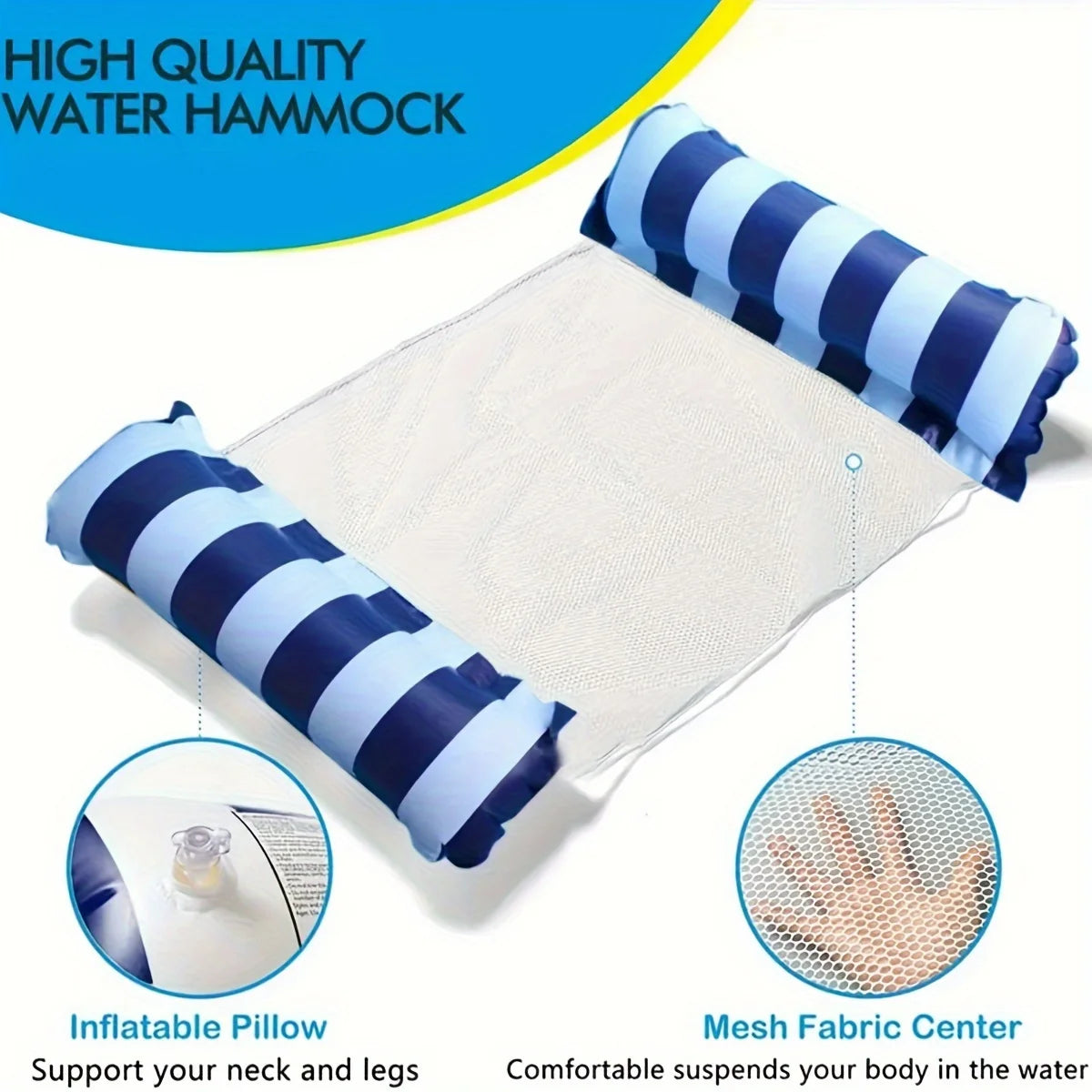 Inflatable Pool Float Hammock | Ultimate Summer Water Fun