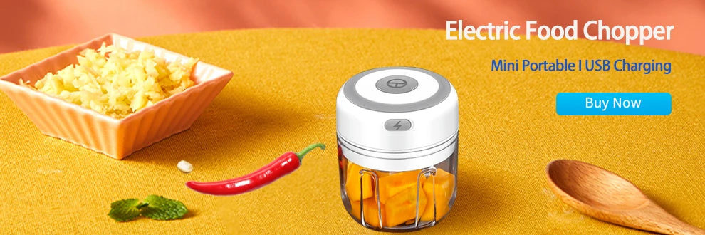 Mini Electric Meat Grinder & Garlic Crusher | Kitchen Essential