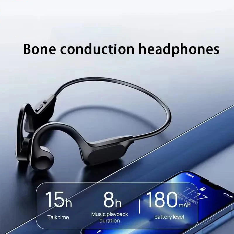 Bone Conduction Wireless Earphones for Sports | Swim & Run Hands-Free