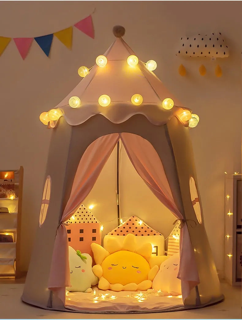Large Kids Teepee Tent | Foldable Playhouse for Outdoor Adventures