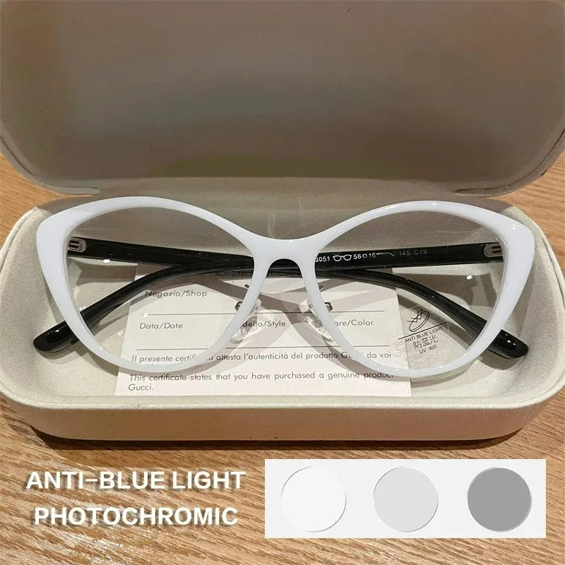 Trendy Cat Eye Reading Glasses for Women | Stylish Anti Blue Light Eyewear