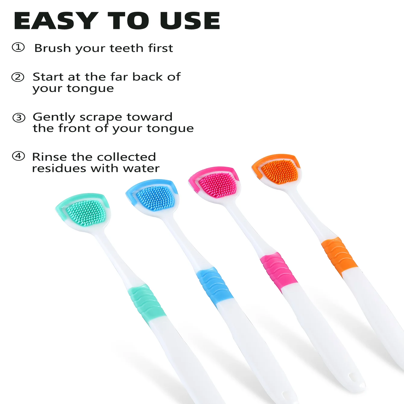 Silicone Tongue Scraper for Effective Oral Hygiene