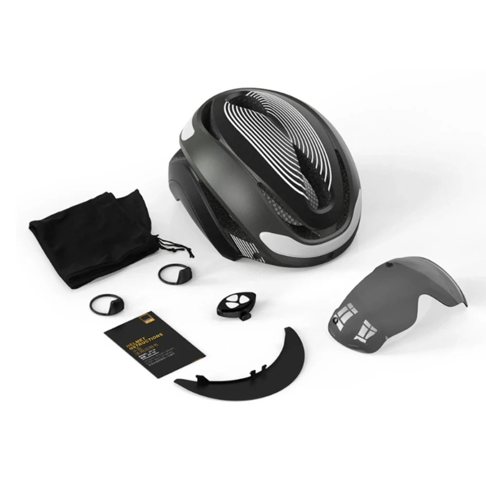 Urban Cycling Helmet with LED Lights and Turn Signals